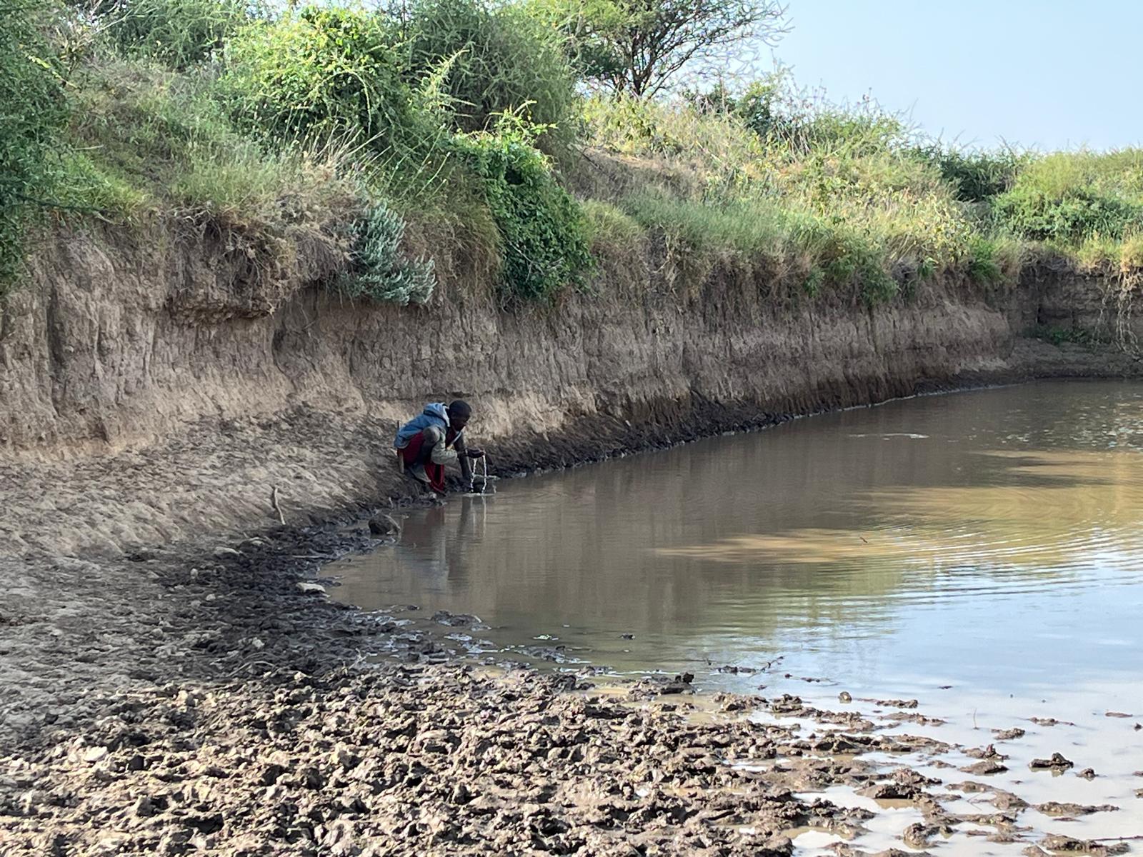 Wasser im Projektgebiet von Esilalei